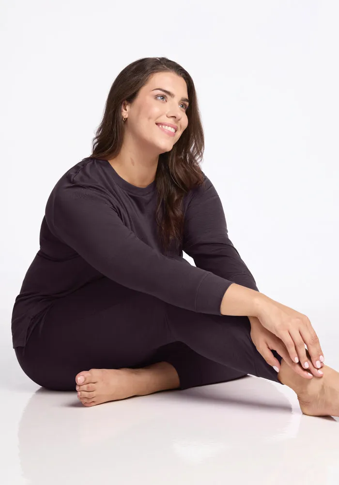Ashlie Lounge Top • Final Sale Deals! - Chocolate Plum
