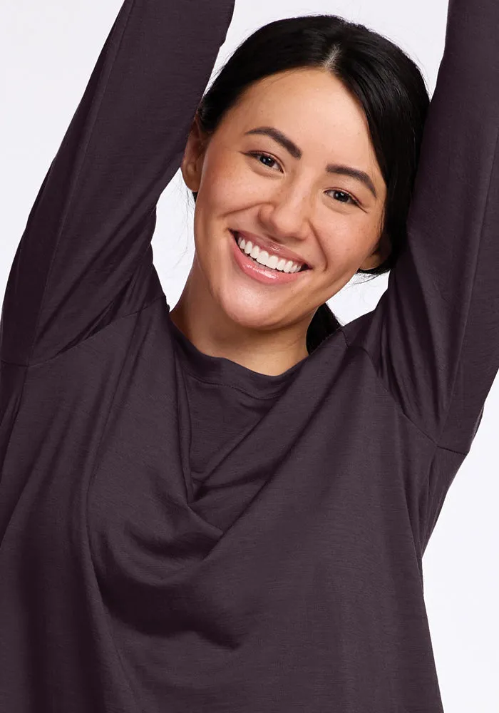 Ashlie Lounge Top • Final Sale Deals! - Chocolate Plum