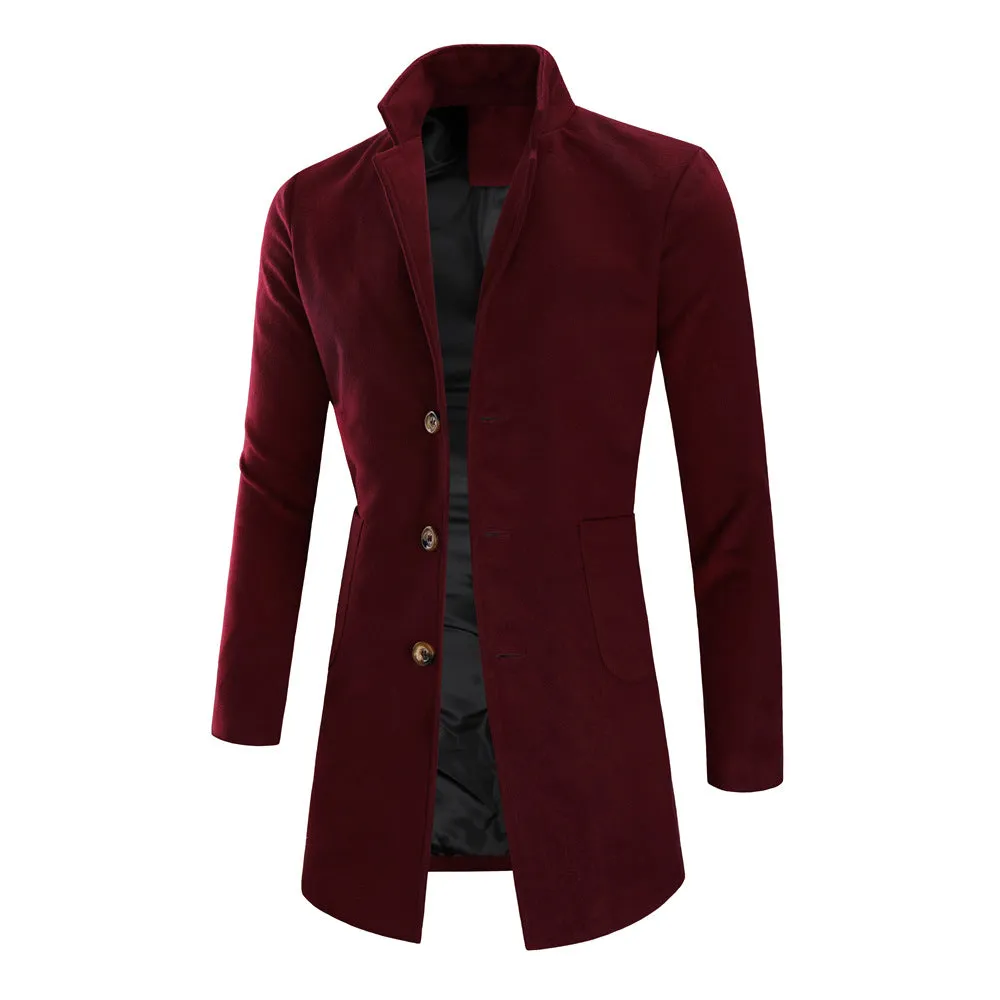 Blade Runner Jacket Men's Fashion Coat Solid Color Trench Coat