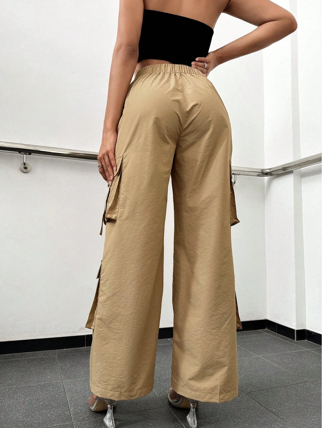 Flap Pocket Side Cargo Pants