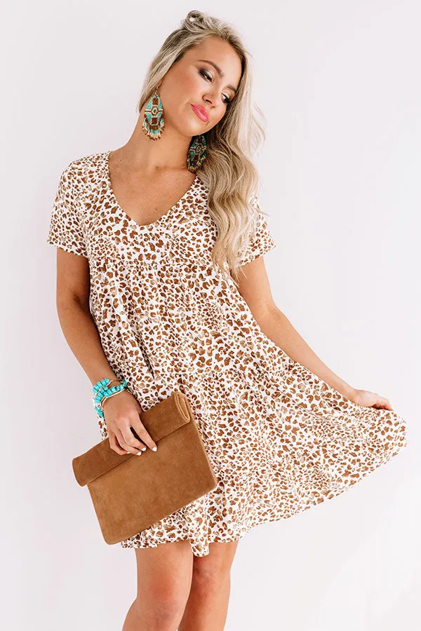 Forever Charming Leopard Shift Dress