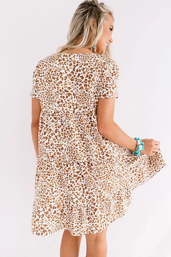 Forever Charming Leopard Shift Dress