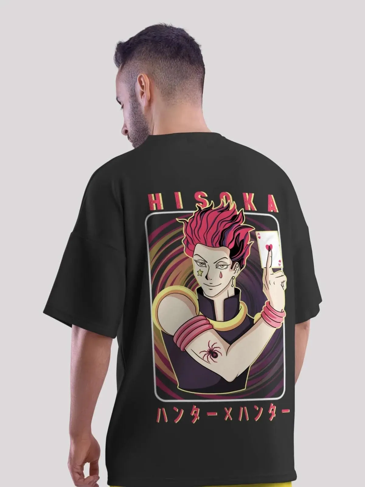 Hisoka Anime Unisex Oversized T-shirt