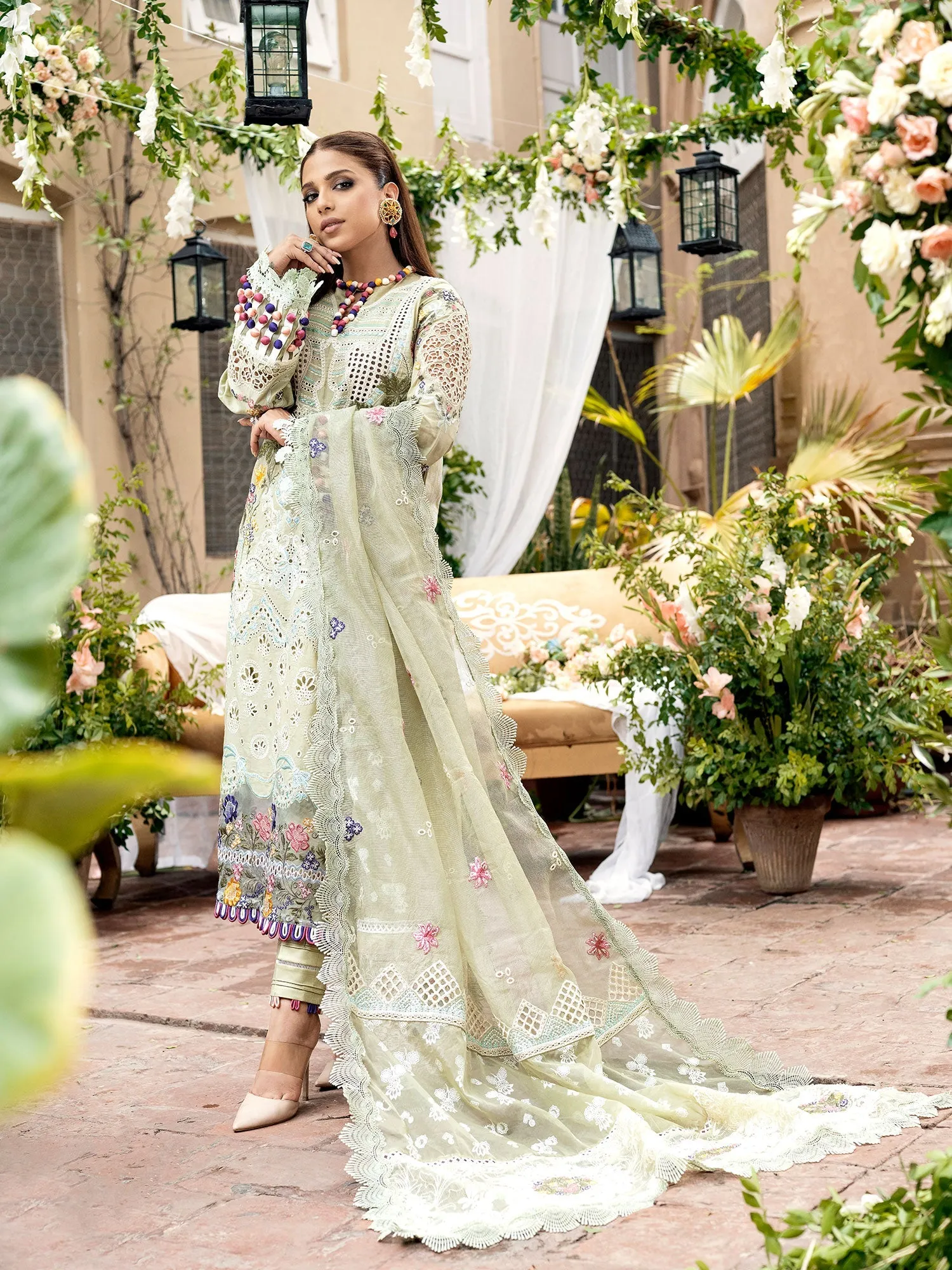 Maryam Hussain Luxury Lawn Collection 2023 – TUSCAN SUNSET