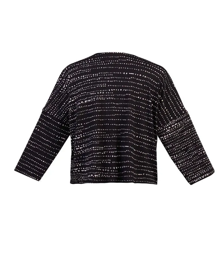 Mix Print Jersey Cardigan