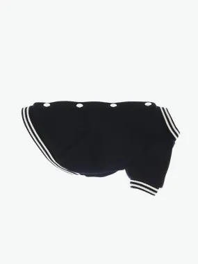 Poldo Dog Couture Baseball Bomber Jacket Navy